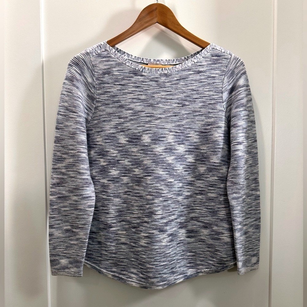 Chico's Size 1 (Standard Size M) Bateau Neck Pullover Sweater - Picture 2 of 4